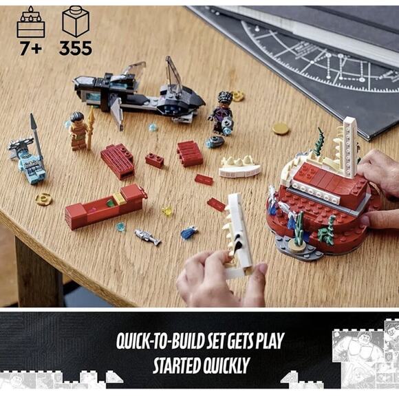 Lego - Black Panther Wakanda Forever - 76213 - 355 pcs/pzs - Brand New - Picture 4 of 6